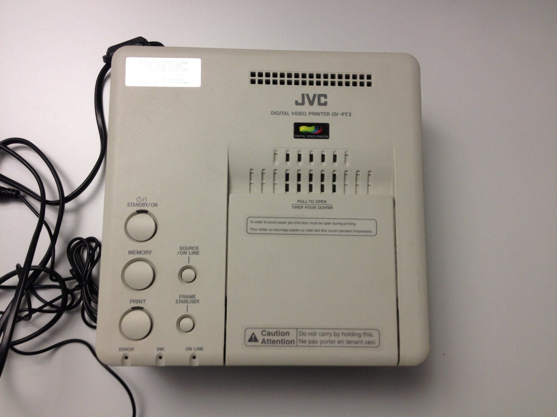 Stampanti: JVC GV-PT2 DIGITAL VIDEO PRINTER – Usato da Erlenbach ZH venduto da Ritschly