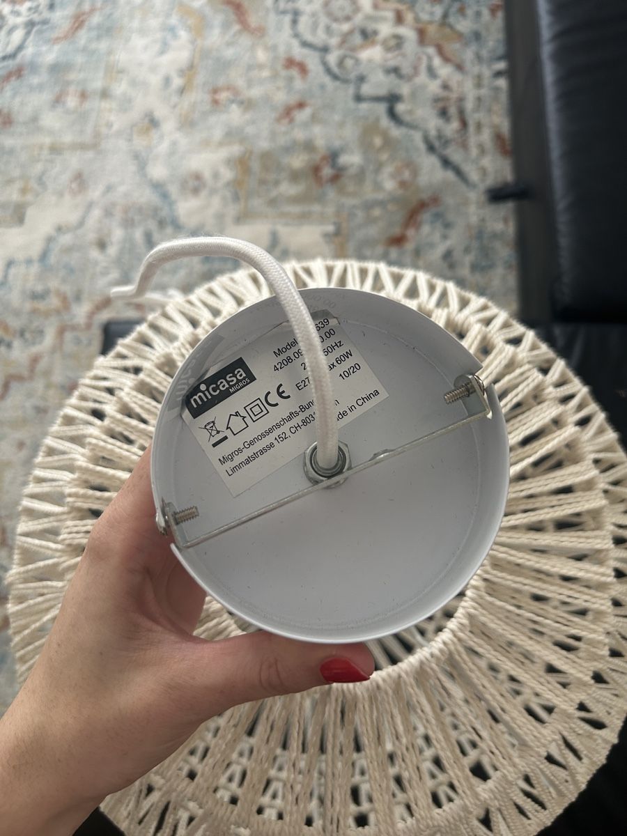 Micasa Lampade: Lampe Rattan-Style neuwertig – Usato da Speicherschwendi venduto da Lakermann 3