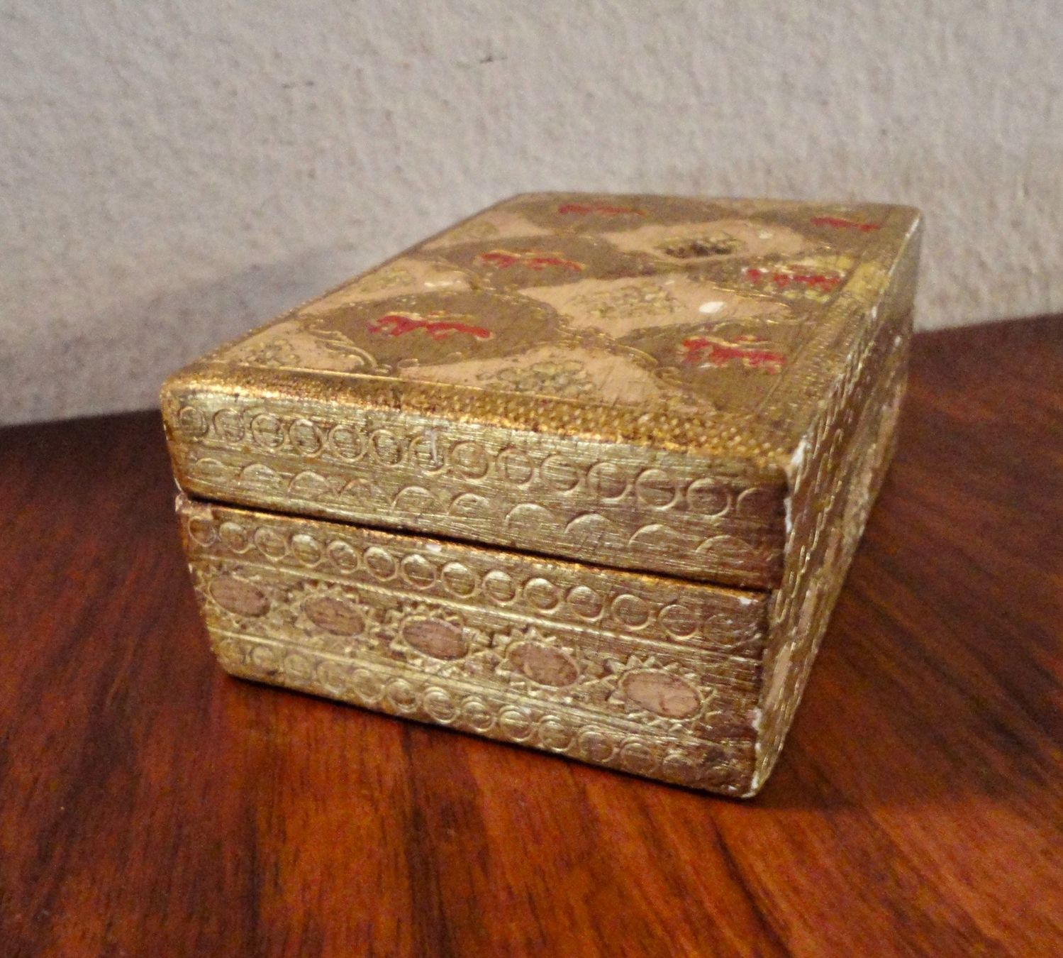 Portagioie: Florentier Schmuckschatulle Gold Vintage. – Usato da WÄDENSWIL venduto da katti01 2