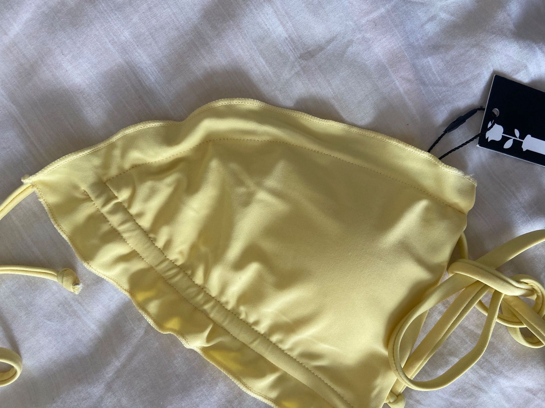 Costumi da bagno & Bikini: Alpha Coutures - Bikini Sol Bralette und Slip, Gr. S/M – Difettoso da Zürich venduto da dedasiba 4