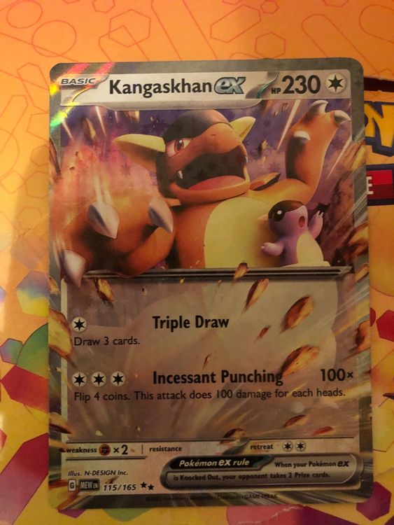 Kangaskhan ex #115/165 151