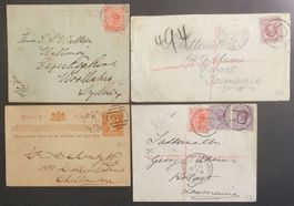 VICTORIA: 4 Postal Items, 1890–1911