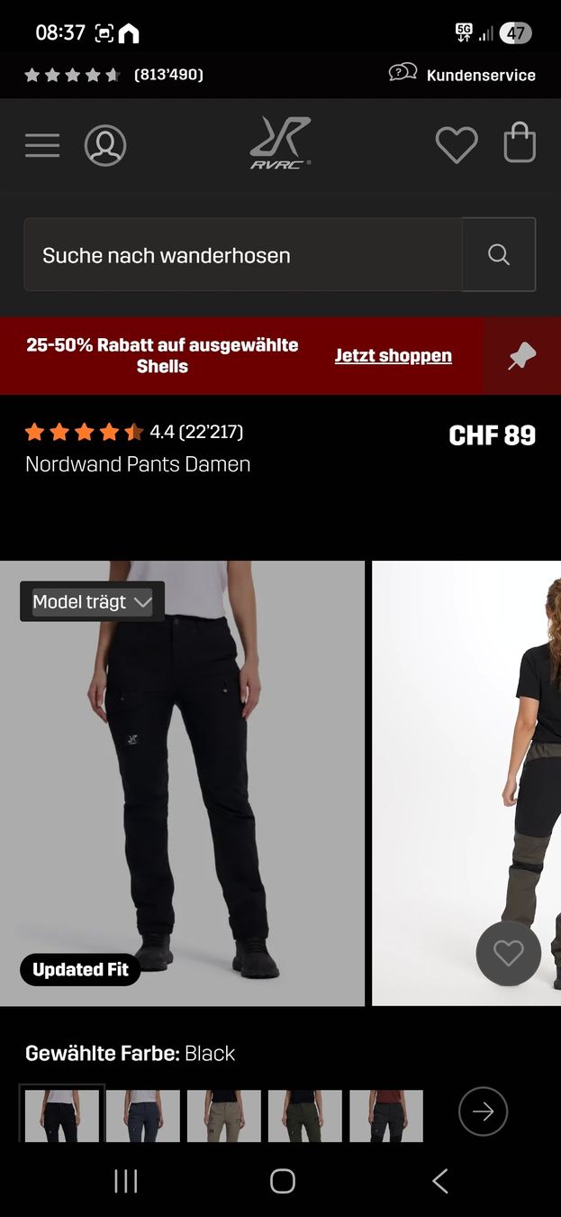 RevolutionRace Pantaloni: Revolution Race Wanderhose S – Nuovo (secondo la descrizione) da Wattenwil venduto da sha10