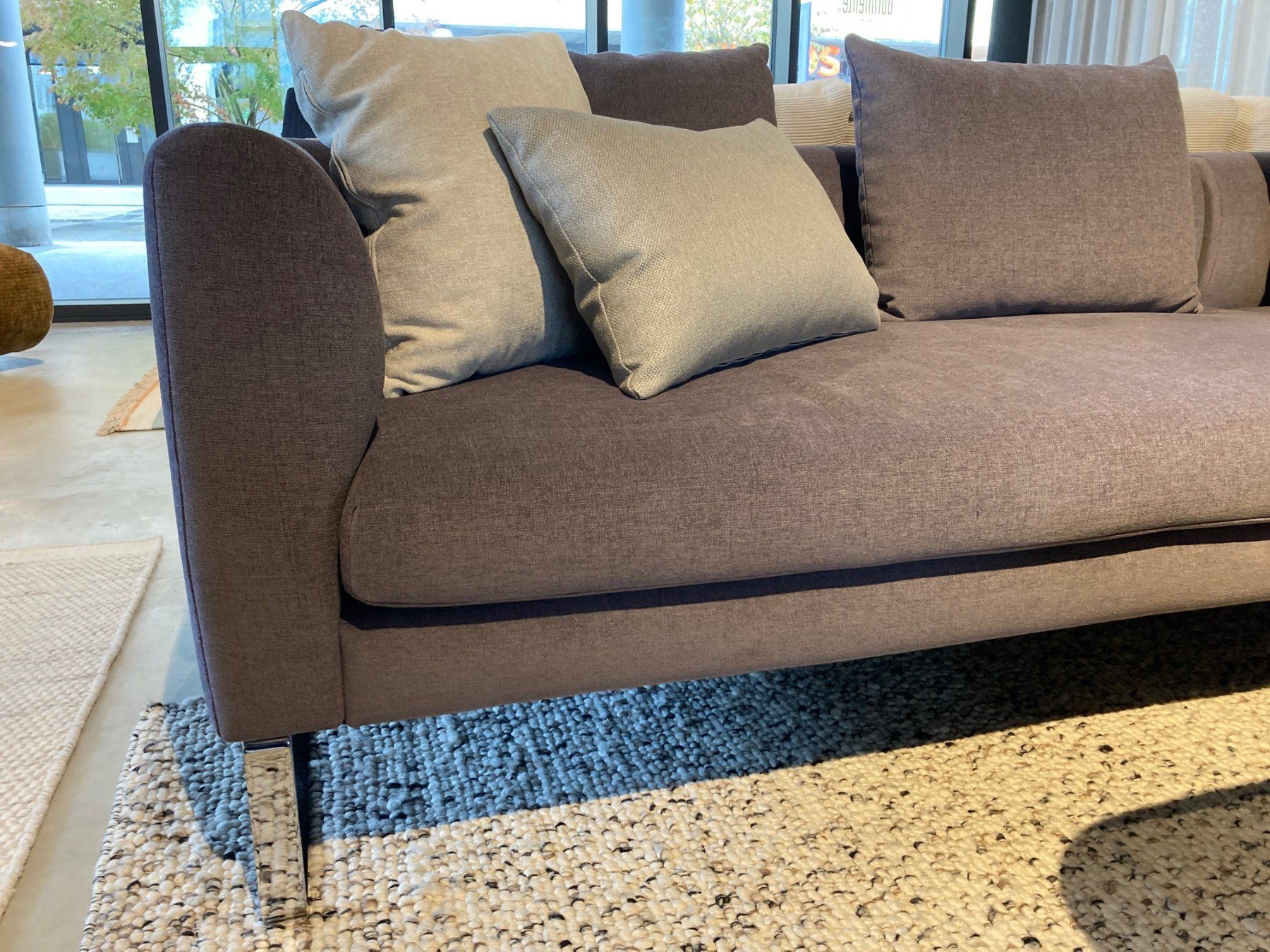 Sofas: Oskar Ecksofa 285x180, Anthrazit, Fleckschutz, Ausstellung – Neuf (Voir description) à St. Gallen par Wohngut-Heule 2