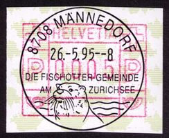 ATM 9_Werbe-VO 26.5.95_8708 MÄNNEDORF_Fischotter_ERSTTAG !