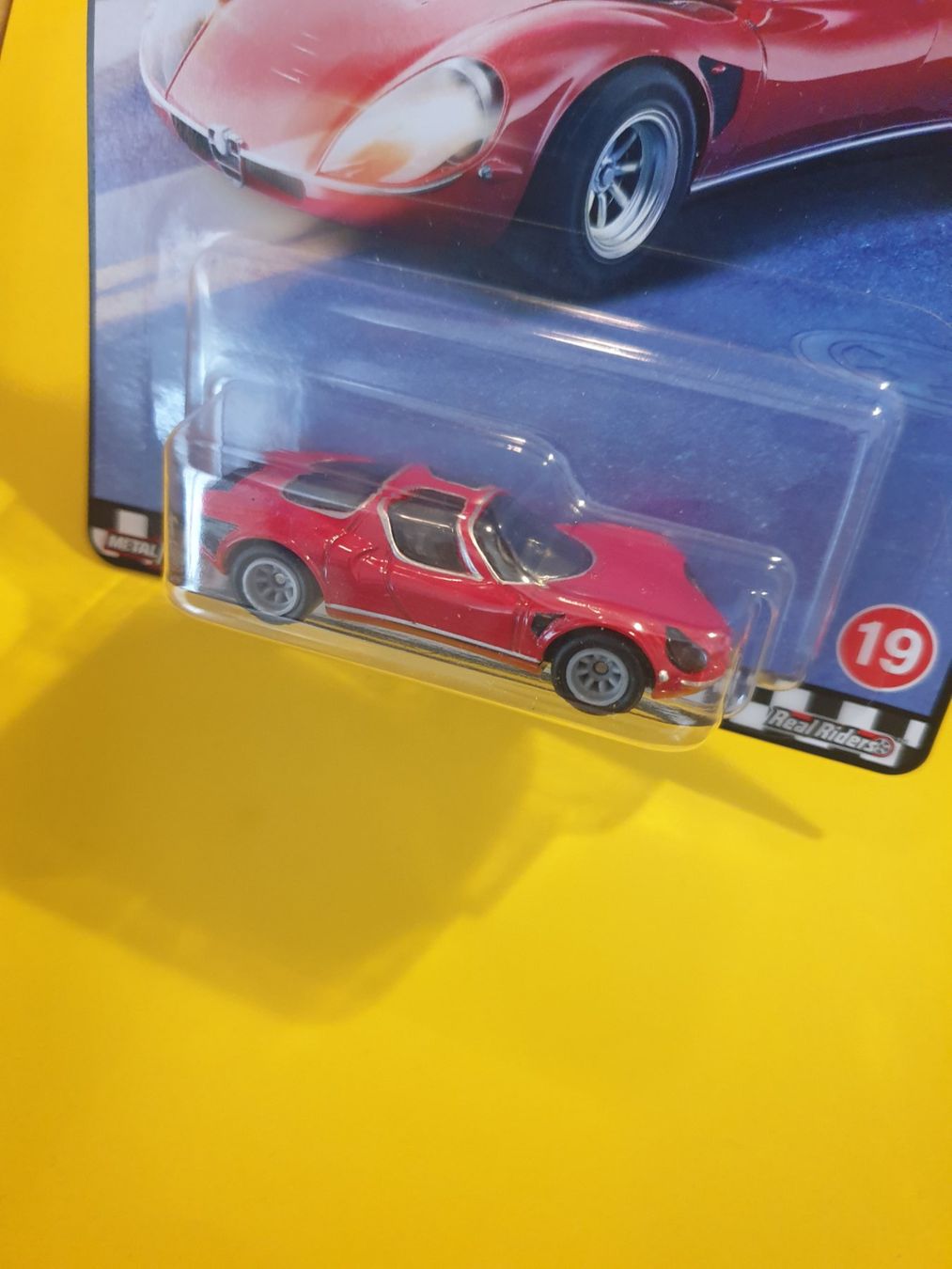 Hot Wheels Modellini d'auto: Hot Wheels '69 ALFA ROMEO 33 STRADALE – Nuovo e nell'imballaggio originale da Oftringen venduto da Rotor 7