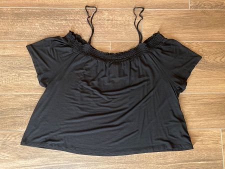 Even & Odd T-Shirt mit Carmen-Ausschnitt schwarz Gr. 54