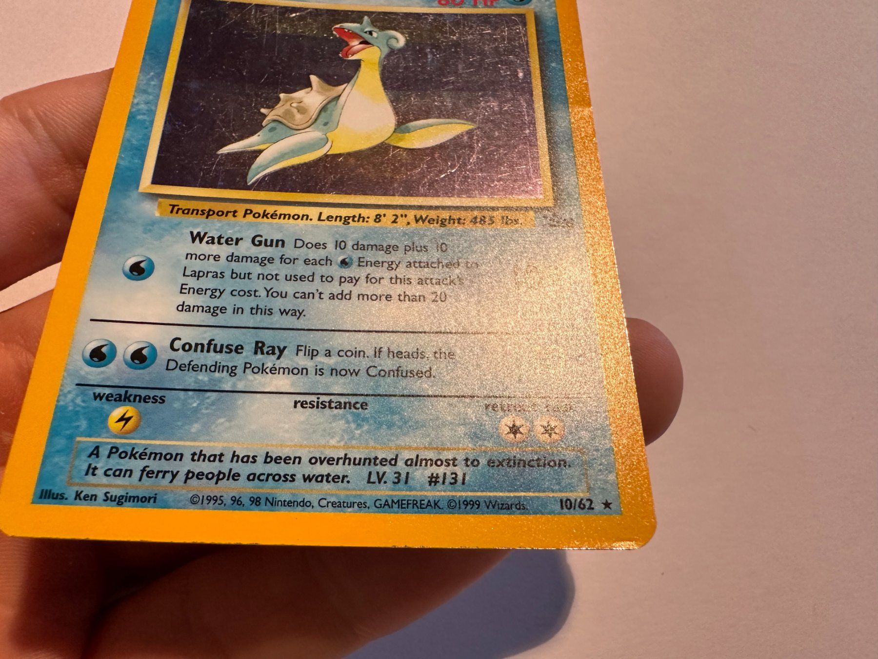 Pokémon Carte collezionabili: Lapras holo Fossil EN – Usato da Hagendorn venduto da Pokecollectorch 3