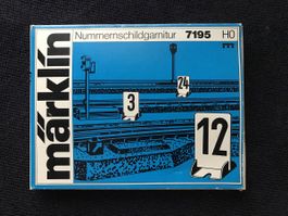 Märklin 7195, Nummernschildgarnitur