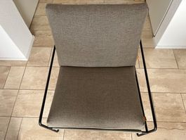 Ferm Living - Desert Dolce Outdoor Sessel Schwarz/Dark Sand