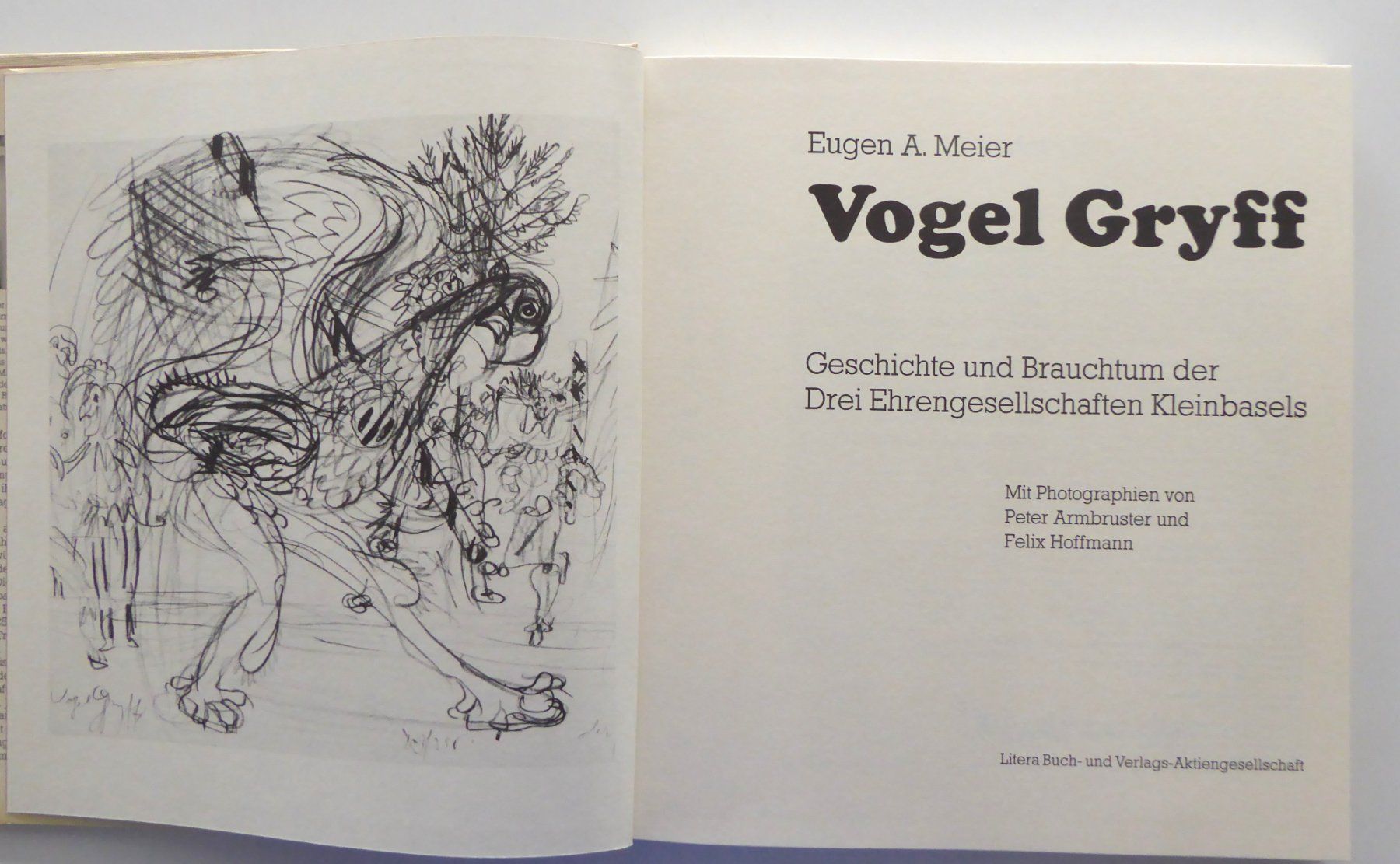 Libri: Vogel Gryff von Eugen A. Maier – Usato da Aesch BL venduto da Kauri1 1
