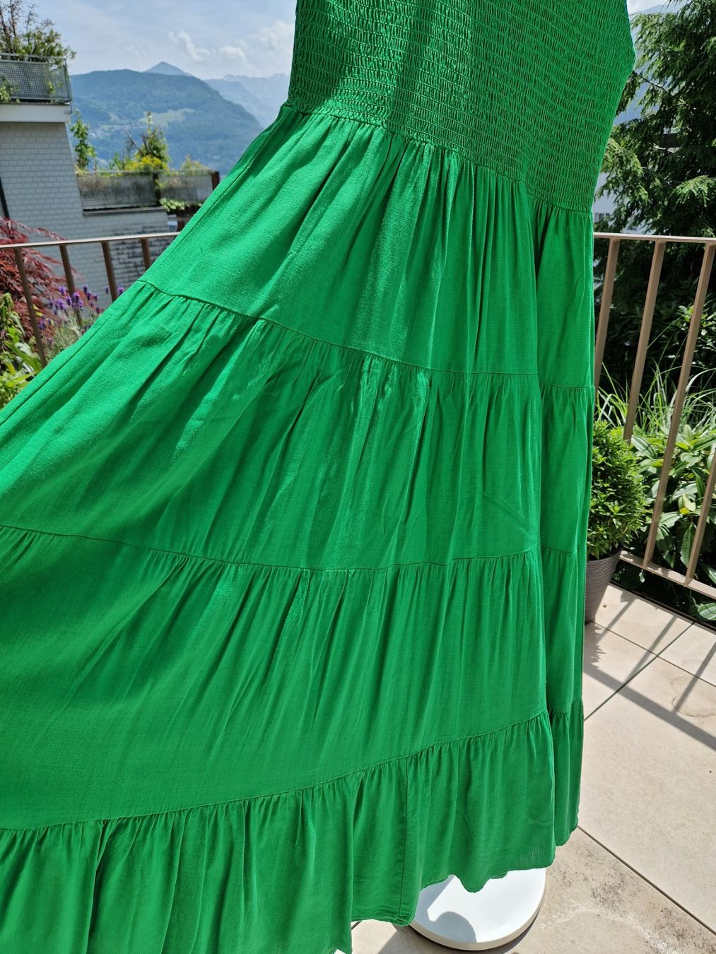 Vestiti: Robe d'été longue vert émeraude - Élégante! – Usato da Hergiswil NW venduto da luc_b5pz 4