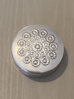 Vintage-Pillendose aus 925er Sterlingsilber 