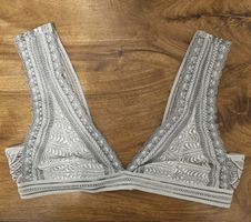 Spitze Bralette graue Größe M wie neu