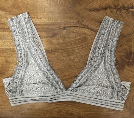 Spitze Bralette graue Größe M wie neu