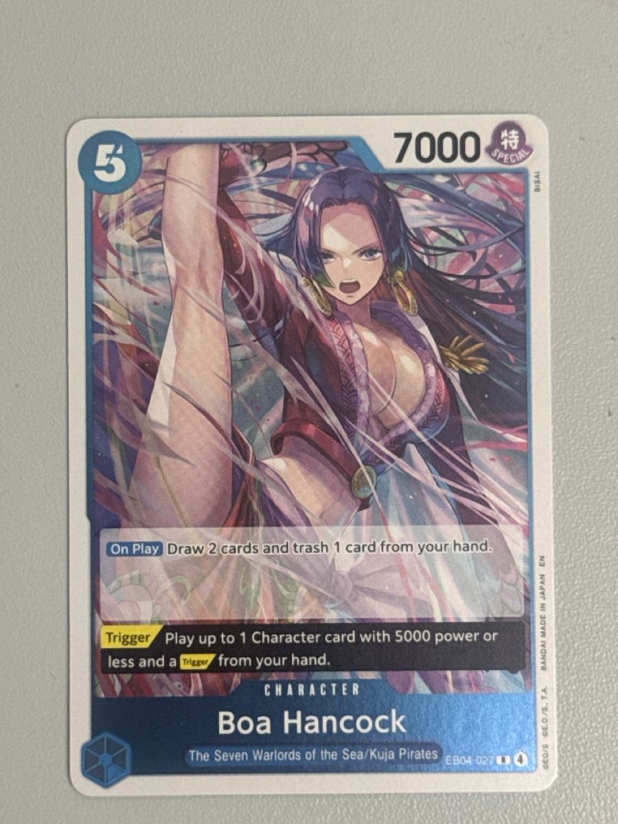 Carte collezionabili: Carta One Piece Boa Hancock speciale EB04-027 – Nuovo (secondo la descrizione) da Muttenz venduto da Dan1994