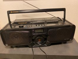 Hitachi Double Tape Recorder mit CD PLayer, Radio