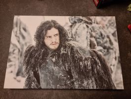 Game Of Thrones John Snow Leinwand Bild 40 x 27 x 3 cm