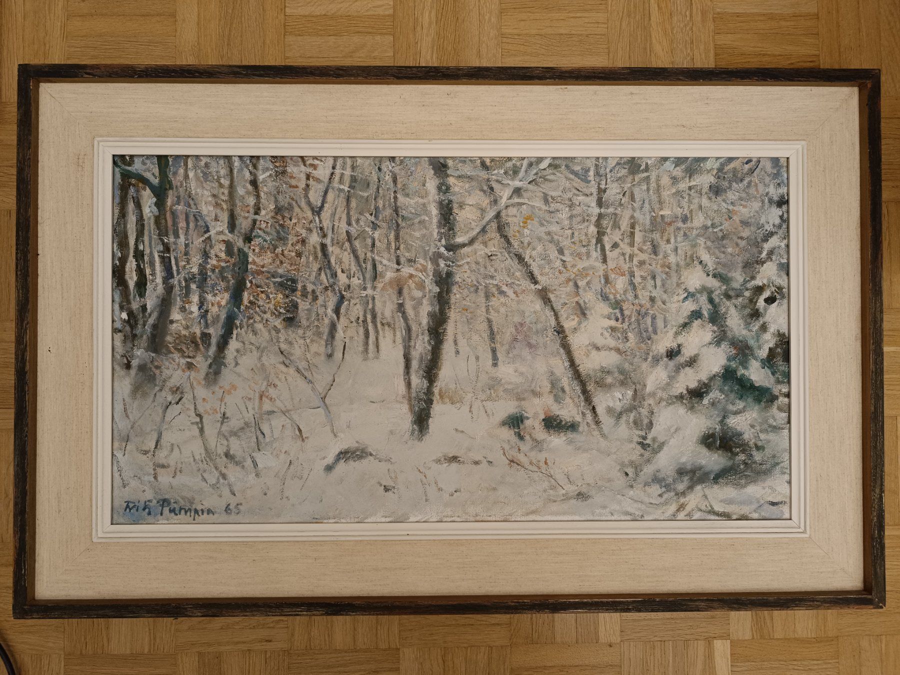 Dipinti: Fritz Pümpin Waldwinter – Usato da Basel venduto da Lebschig