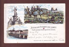 BASEL - Schlacht bei St. Jakob an der Birs 1898 // Falte //