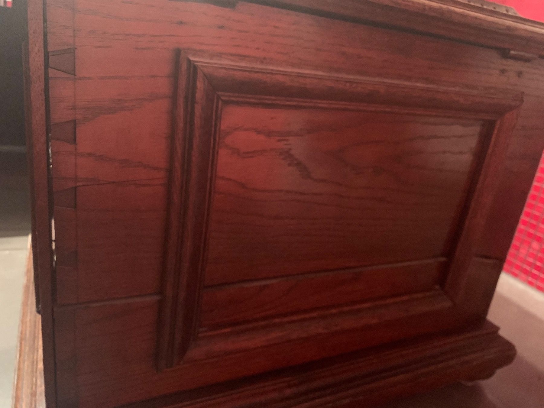 Cassapanche: Wunderschöne, braune Holztruhe – Usato da Cham venduto da Hello000 9