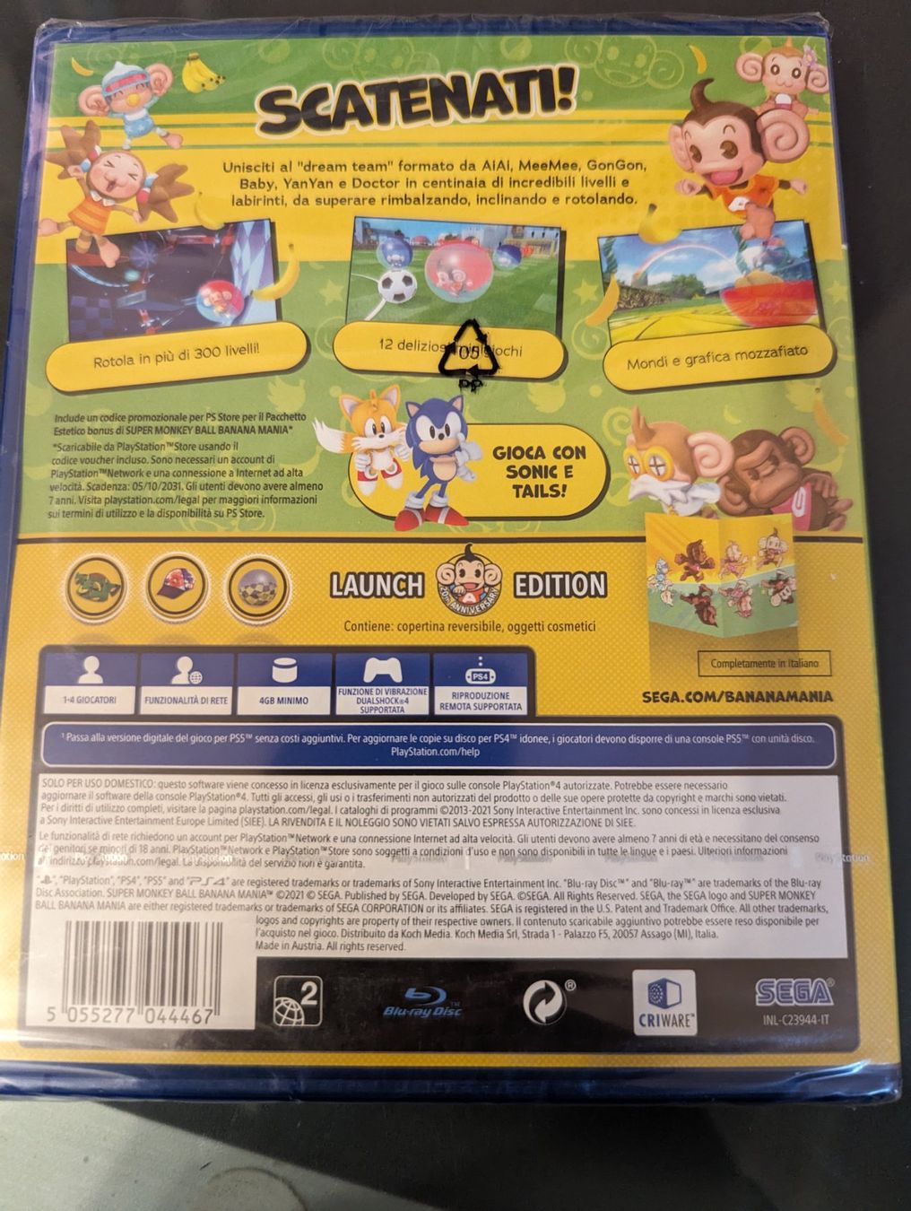 Sega Giochi: Super Monkey Ball: Banana Mania - Launch Edition – Nuovo e nell'imballaggio originale da Seseglio venduto da Stebu74 1