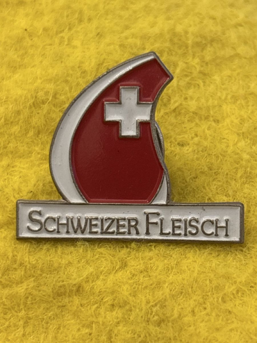 Spille & Fermagli: 2 PINs Thema Schweizer Fleisch – Usato da Lausen venduto da schwaafli 1