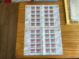 Bodensatz 2005 - Meine Briefmarke - seltenster Bogen des 21.