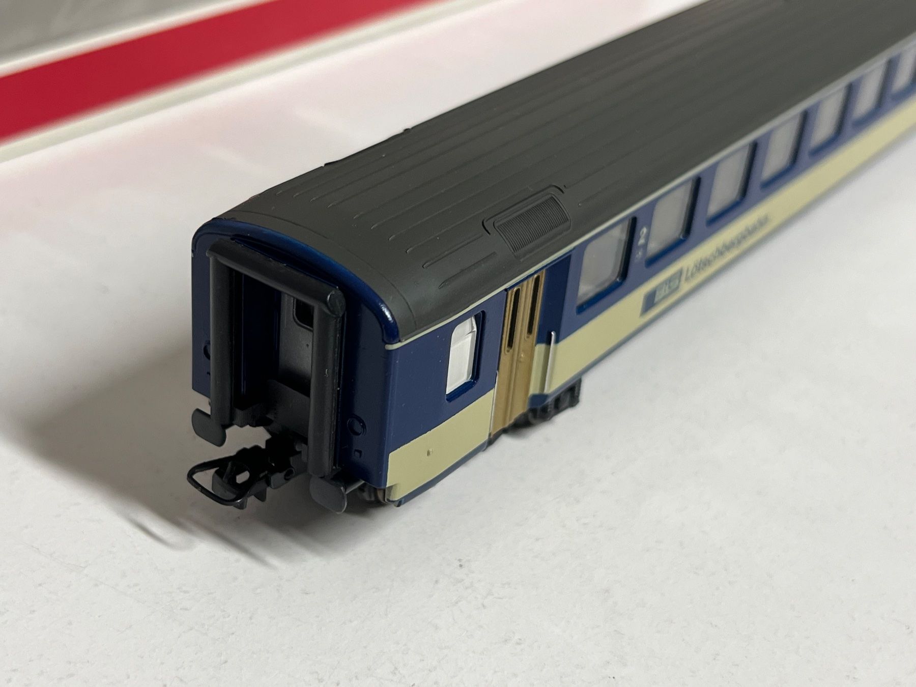 Lima Modellini di ferrovie: Lima 30 9296K BLS LÖTSCHBERGBAHN 2.Kl. H0 DC – Usato da Geroldswil venduto da TopTrain54 5