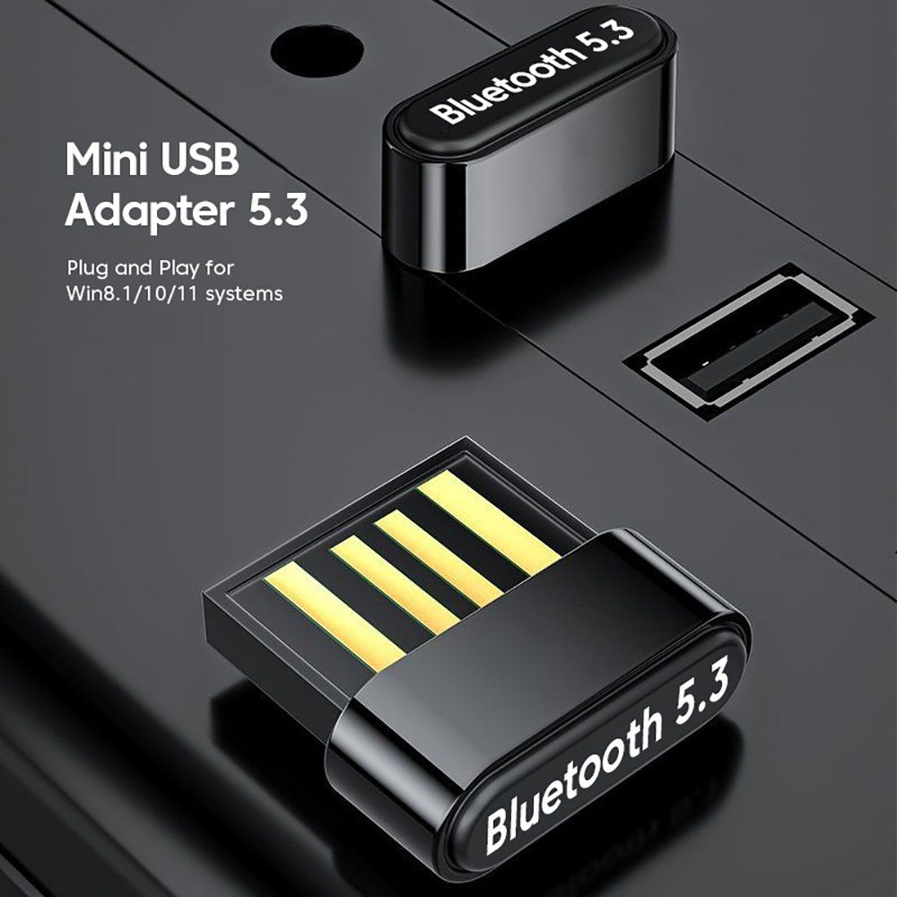 Wlan: mini USB Bluetooth 5.3 Adapter Dongle Receiver Empfänger – Neu und originalverpackt aus Romanshorn von  1