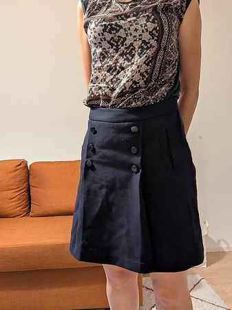 jolie jupe Kookaï bleu marine
