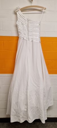 Elegantes, weisses Hochzeitskleid, Grösse 40