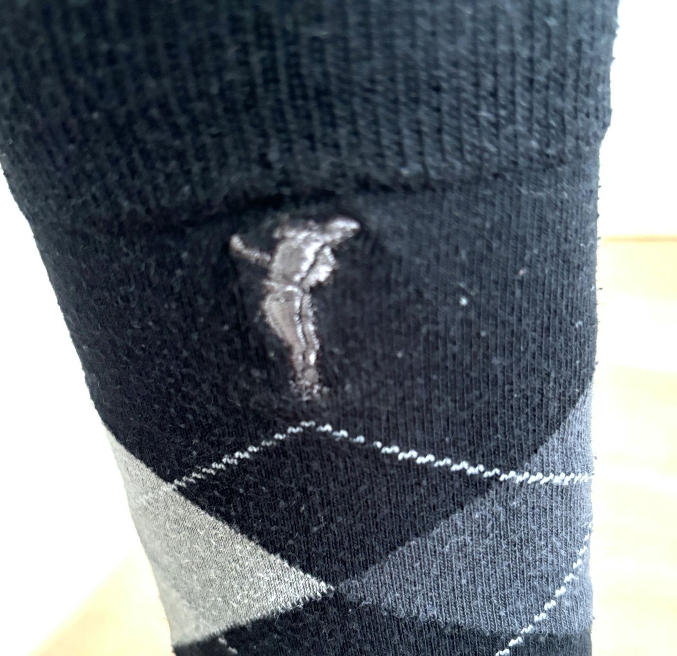 Socken: Golfino Damensocken schwarz/grau - EU 37 – Gebraucht aus Bottmingen von marktplatz-schuhe 2