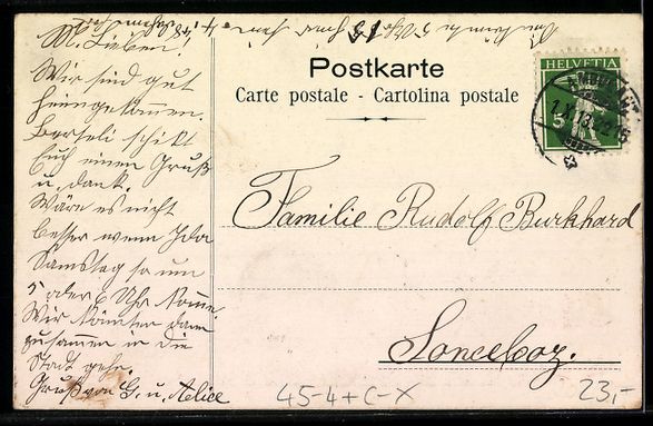 Ansichtskarten: Madretsch, Bern.-Kant. Turnerschwingfest – Gebraucht aus Berlin von bartko-reher 1