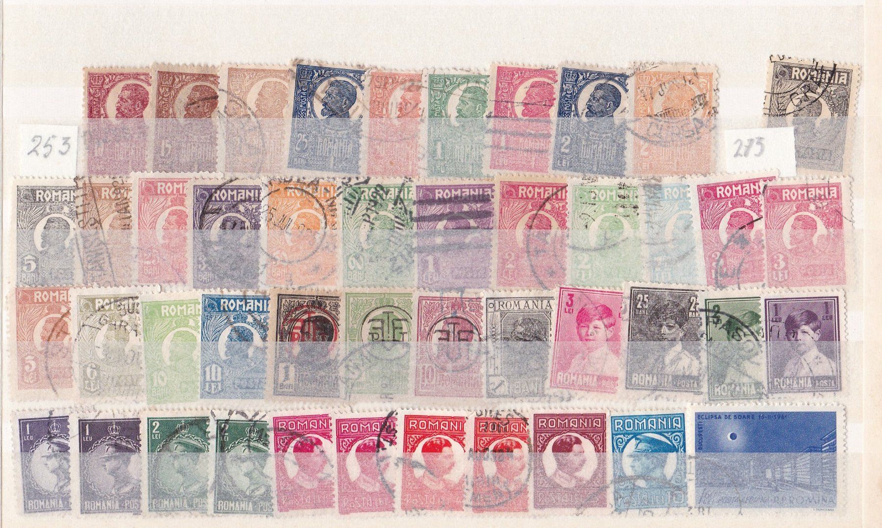 Alle Briefmarken: Briefmarken Steckkarten "Ausland" – Gebraucht aus Münchwilen AG von Nesar 6