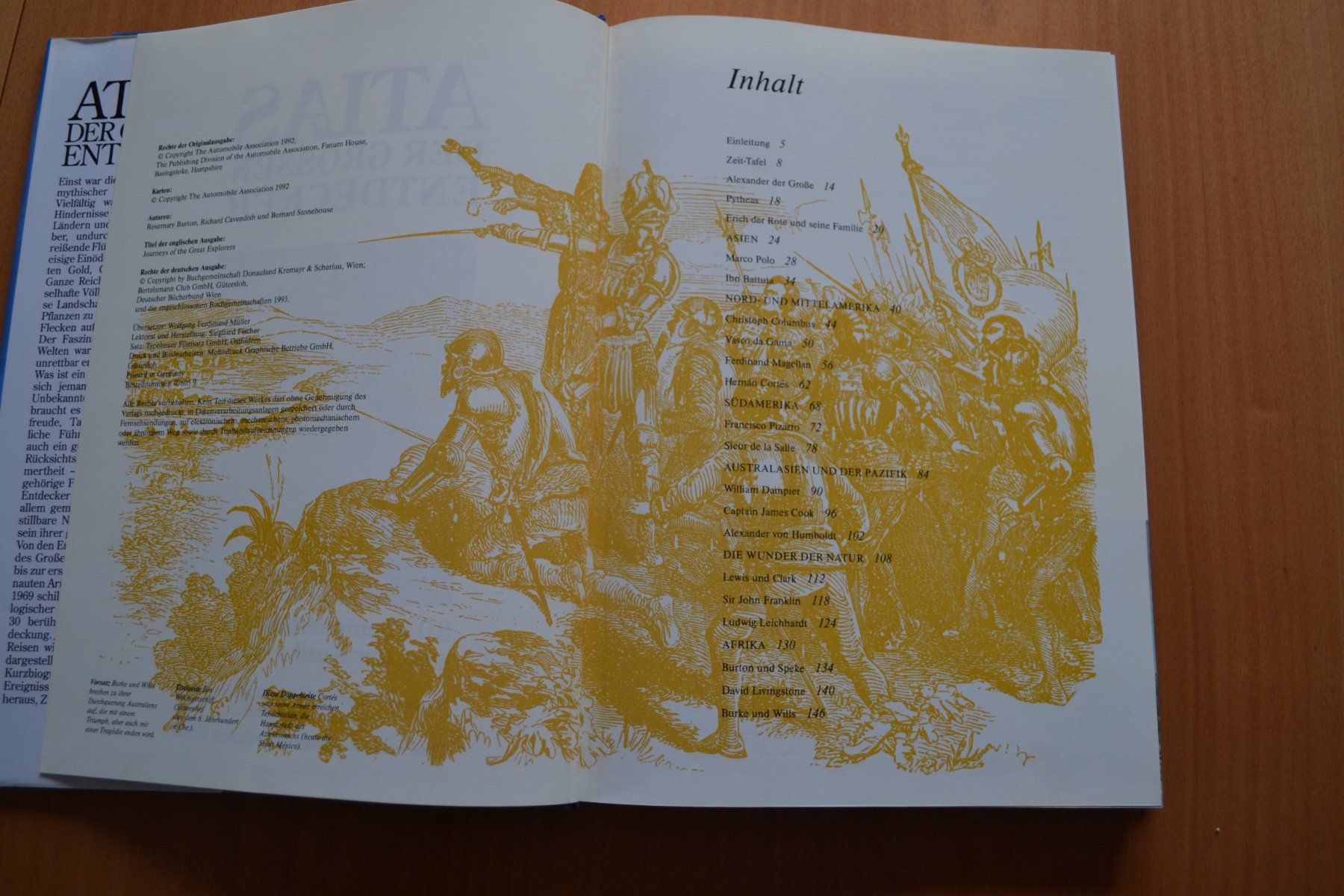 Bücher: Atlas der grossen Entdecker 224 Seiten – Gebraucht aus Beinwil am See von kajak55 5