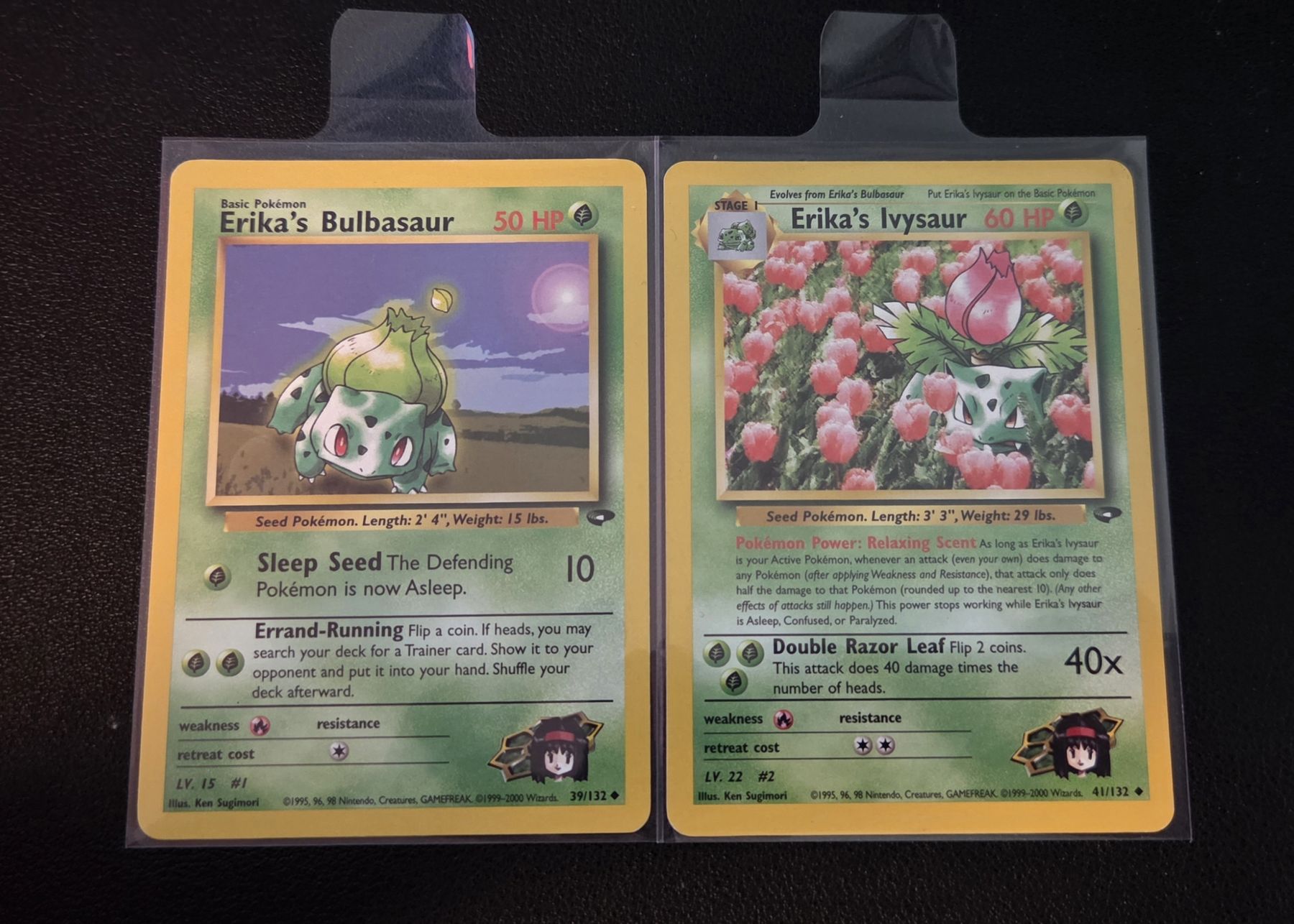 Pokémon Cartes à collectionner: Erikas' Bulbasaur und Ivysaur – D'occasion à Küttigen par SHNAUZII