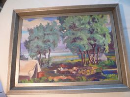 Ernst Streit (1909 - 1955) Gemälde Oel auf Lw