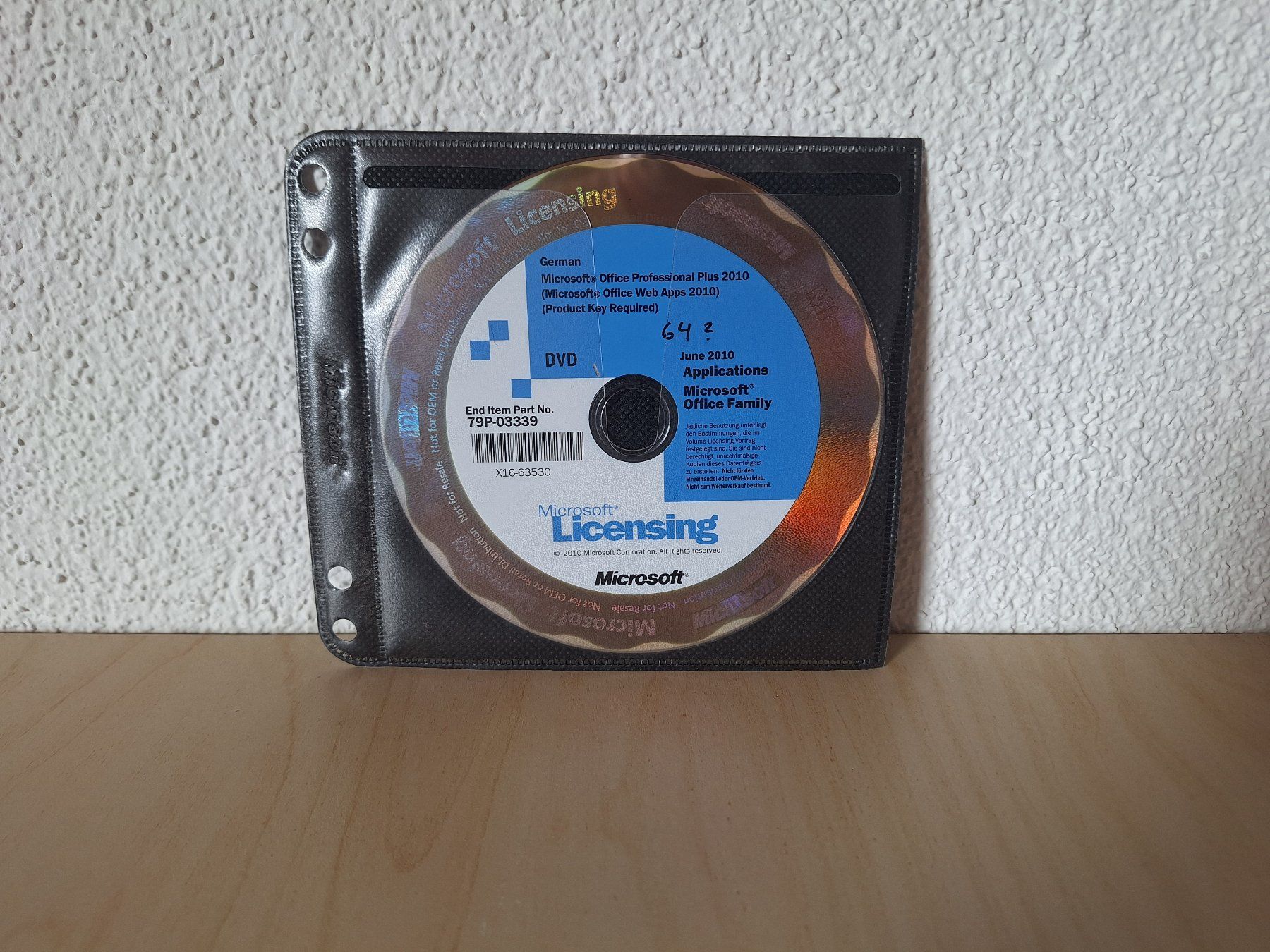 Microsoft Software: Microsoft Lizenzierung Office Pro Plus 2010 – Usato da Worb venduto da geo_zbd8 2