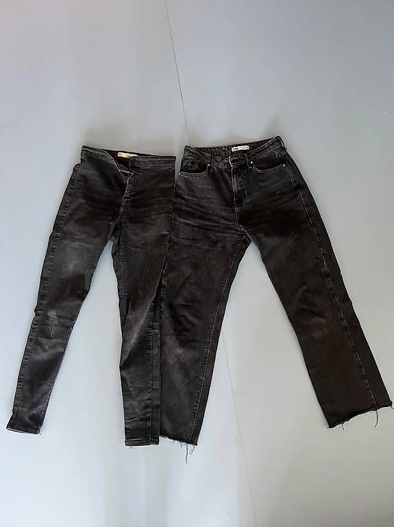 Jeans: Jeanshosen Grau-Schwarz – Usato da Dübendorf venduto da jjs_t925