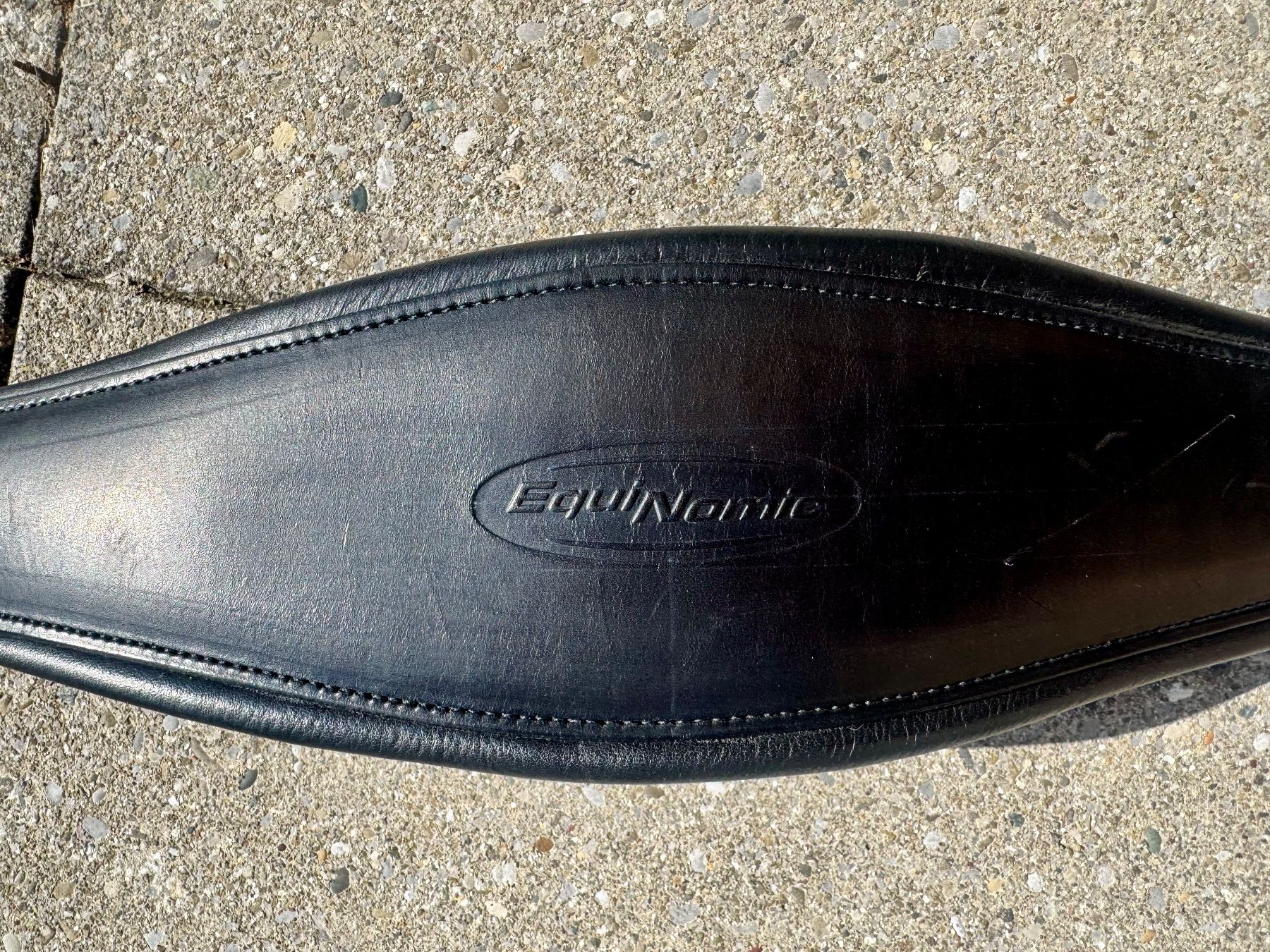 Selle & Accessori: EquiNomic Sattelgurt, Langgurt 120cm Doppel-Elastik, schwarz – Usato da Stäfa venduto da electriccity 1