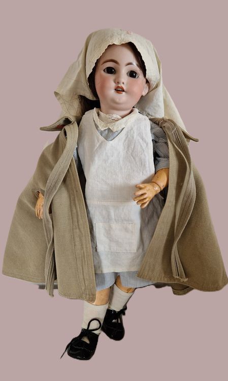 Ancienne Poupée Simon & Halbig 54 Cm – Porcelaine Bisque – Tête à Restaurer – Pièce Collection