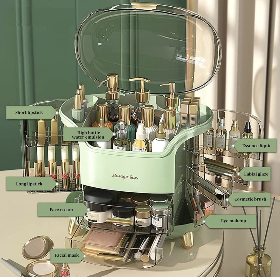 Kosmetik-& Massageliegen: Cosmetic Organiser: Stylish Makeup Storage – Neu und originalverpackt aus Zürich von chj_855s