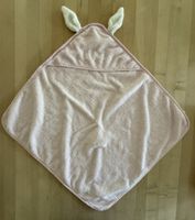 H&M Baby Badetuch rosa, Öhrchen/Schwänzli, Top Zustand!