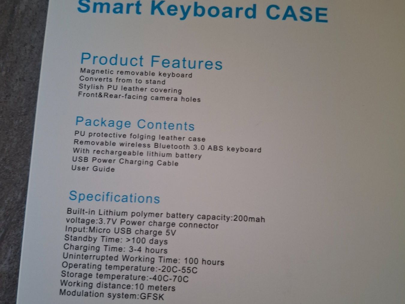 Tastiere: Tablet Tastatur mit Touchpad – Nuovo e nell'imballaggio originale da St. Stephan venduto da sal_6dpk 4