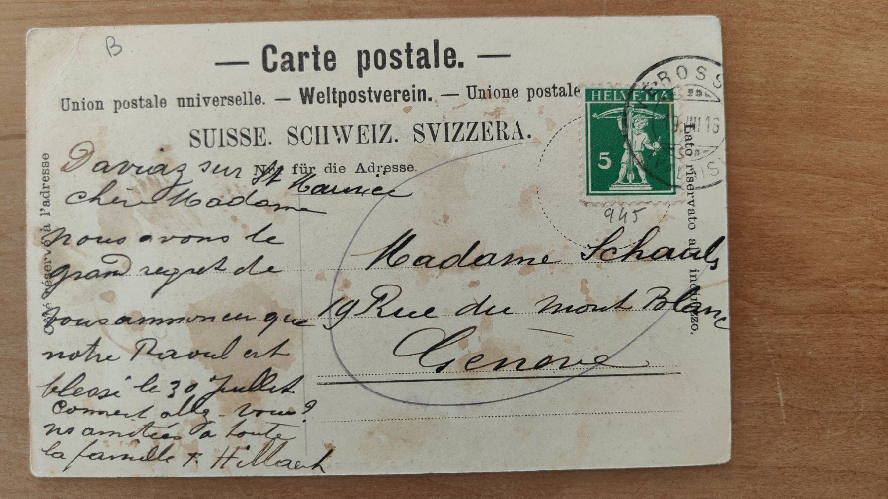 Cartoline postali: Alte Ansicht Zermatt um 1905 – Usato da St. Erhard venduto da Chaeferli6 1