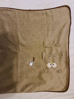 Couverture polaire marron