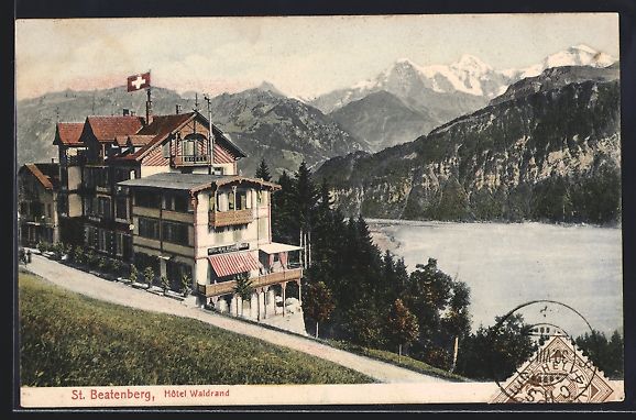 Ansichtskarten: AK St. Beatenberg, das Hotel Waldrand – Gebraucht aus Berlin von bartko-reher