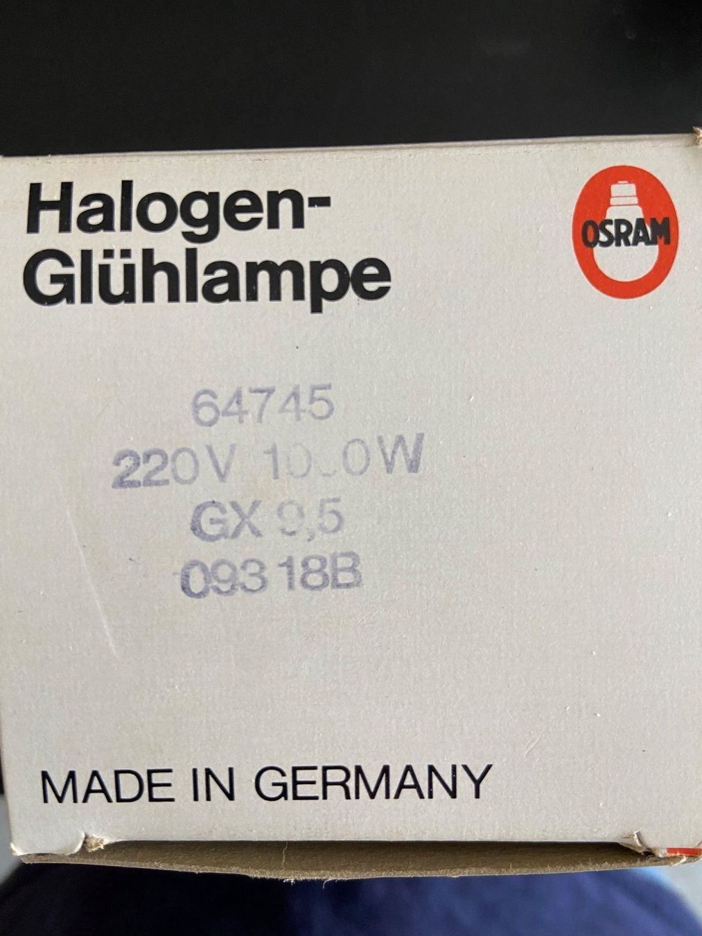 Lampes: OSRAM 64745 Halogen Lampe 220V GX9.5 – Neuf avec emballage d'origine à Unterengstringen par Lastchance 3
