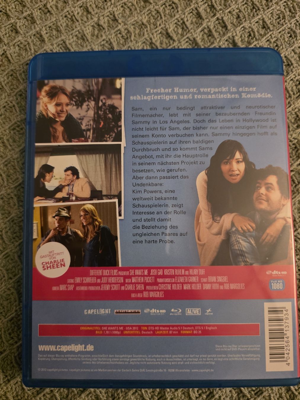 Tutti i DVDs: She Wants Me - Blu-ray – Usato da Ellikon a d Thur venduto da razzorblog 1